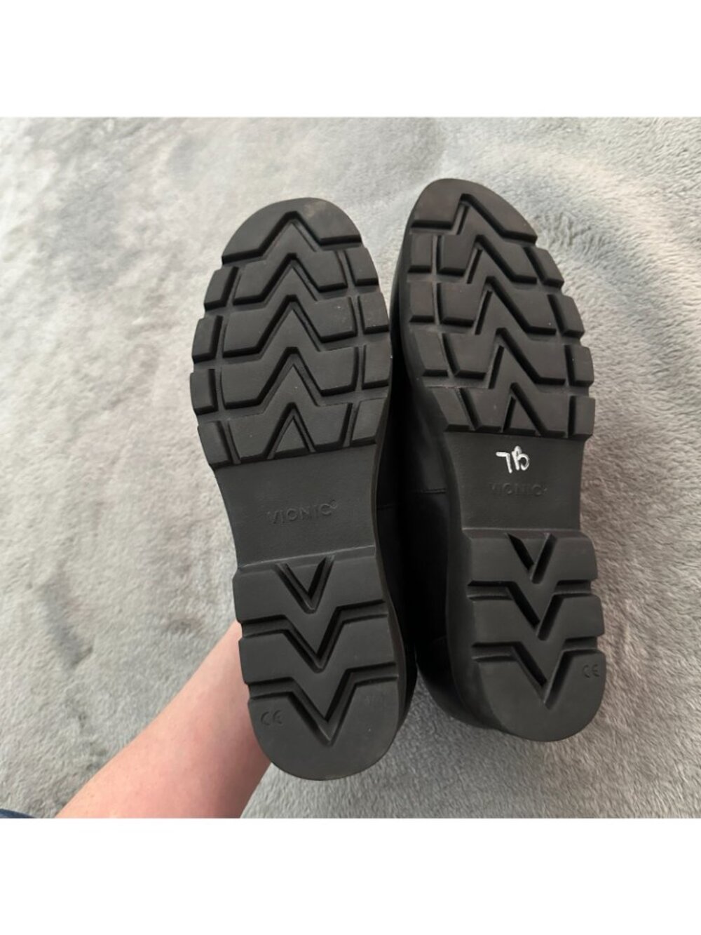 Vionic Black Kensley Leather Loafers Shoes Women's size US 11 Comfort Slip On - Picture 5 of 5